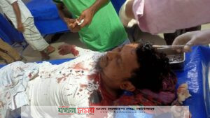 পিরোজপুরের পান্তাডুবিতে মসজিদে বসে ইফতারের পূর্বে কুপিয়ে যখম। 3 received 1403540307122446
